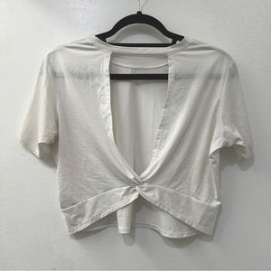 Fabletics Twist Back Crop Top